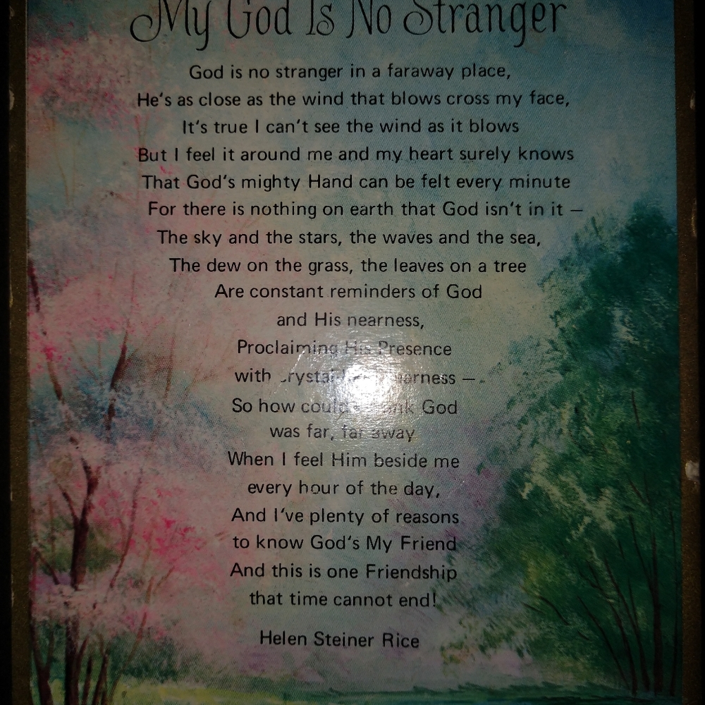 Inspirational Keepsake
